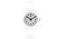 Фото #1 товара Часы и аксессуары Swatch GW194 оригинальные женские наручные часы 34 мм, белый циферблат, пластиковый корпус, силиконовый ремешок