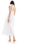 Фото #2 товара Nobody's Child Tizzy midaxi dress in white