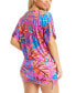 Bar Iii Women's Paradise In The Palms Adjustable Caftan Cover-Up Size M - фото #2