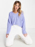 Vero Moda lightweight v neck jumper in lilac