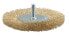 Фото #1 товара TOYA Вореловая дисковая щетка 100мм с валом, обжатый проволок 06986