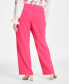 Plus Size Extended-Tab Wide-Leg Pants