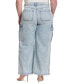 Фото #4 товара Trendy Plus Size Jenna Cargo Jeans