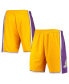 Фото #2 товара Men's Gold Los Angeles Lakers 2009 Hardwood Classics 75th Anniversary Swingman Shorts