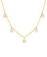 Diamond Dangle Statement Necklace (5/8 ct. t.w.) in 14k Yellow Gold , 17" + 1" extender