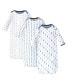 ფოტო #1 პროდუქტის Baby Girl Cotton Gowns, 3-Pack