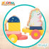 Фото #2 товара WOOMAX Wooden Train 11 Pieces