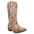 Фото #2 товара Roper Riley Embroidered Snip Toe Cowboy Womens Brown Casual Boots 09-021-1566-3