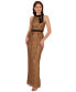 ფოტო #1 პროდუქტის Women's Embellished Sleeveless Gown