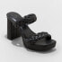 Women's Tiana Mule Heels - A New Day Black 6