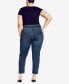 ფოტო #4 პროდუქტის Plus Size Butter Denim Pull On Petite Length Jeans