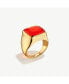 Umbo Square Statement Ring