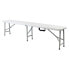 GARDIUN New Koln 180x74x74 cm Folding Table With Benches Set