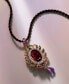 Crazy Collection® Garnet (5-1/3 ct. t.w) and Multi-Stone (1-3/4) Pendant in 14k Rose Gold
