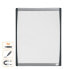 NOBO Arched Frame 35x28 cm Magnetic Whiteboard