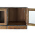 Фото #6 товара Дисплей-стенд DKD Home Decor Металл Стеклянный древесина акации Переработанная древесина 135 x 40 x 120 cm