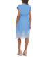 Women's Eyelet-Trim Shift Dress