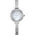 Фото #1 товара Citizen Ladies' Silhouette Crystal Eco-Drive Bangle Watch 3-Hand Mother-of-Pe...