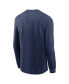 ფოტო #3 პროდუქტის Men's Navy Houston Astros Repeater Long Sleeve T-shirt