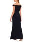 Women's Beaded-Trim Off-The-Shoulder Gown