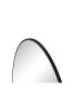 39" Wall Mounted Black Circular Mirror, For Bathroom, Living Room, Bedroom Wall Decor