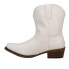 Roper Emma Snip Toe Cowboy Womens White Casual Boots 09-021-1567-3037 10.5 - фото #3