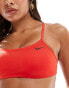 Nike Swimming Essential racerback bikini set in light crimson