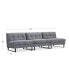 Фото #10 товара Kathya 120" 3-Pc. Fabric Modular Sofa, Created for Macy's