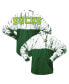 ფოტო #1 პროდუქტის Women's Green Oregon Ducks Tie-Dye Long Sleeve Jersey T-shirt