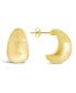 ფოტო #1 პროდუქტის Chunky Huggie Stud Hoop Earrings