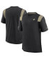 Фото #1 товара Футболка игровая Nike для мужчин New Orleans Saints символическим лого, черная.