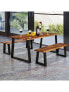 Rectangular Acacia Wood Dining Table