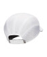 Men's and Women's White Reflective Fly Performance Adjustable Hat