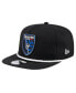 Men's Black San Jose Earthquakes The Golfer Kickoff Collection Adjustable Hat