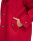 Women's Plus Size Hooded Button-Front Coat, Created for Macy's