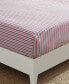 Фото #2 товара Coleridge Stripe Cotton Percale Pillowcase Pair, Standard