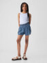 Kids Mid Rise Denim Utility Shorts S (6/7) - фото #1