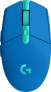 Фото #1 товара Logitech G G305 LIGHTSPEED Wireless Gaming Mouse - Right-hand - Optical - RF Wireless + Bluetooth - 12000 DPI - 1 ms - Blue