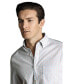 Фото #3 товара Men's Slim Fit Button-Down Collar Non-Iron Stretch Poplin Check Shirt