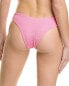 Weworewhat Delilah Bikini Bottom Women's Pink L