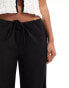 ASOS DESIGN low rise tailored trouser in black