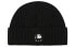 Фото #2 товара Флисовая шапка MLB Logo 32CPB2011-50L черного цвета