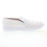 Фото #1 товара Robert Graham Erosion RG5611S Mens White Leather Lifestyle Sneakers Shoes