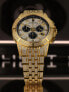 Louis XVI LXVI1123 Majeste Iced Out Chronograph Mens Watch 43mm 5ATM