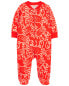 Baby 2-Way Zip Crab Cotton Sleep & Play Pajamas NB