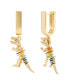 ფოტო #1 პროდუქტის Faux Stone Signature Rainbow Rexy Charm Huggies