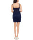 ფოტო #2 პროდუქტის Juniors' Mesh Corset-Detail Sheath Dress