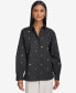 ფოტო #1 პროდუქტის Karl Lagerfeld Women's Cotton Embellished Long-Sleeve Blouse