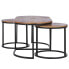 Couchtisch Oval 3er-Set