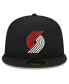 Men's Black Portland Trail Blazers 2023/24 City Edition Alternate 59FIFTY Fitted Hat